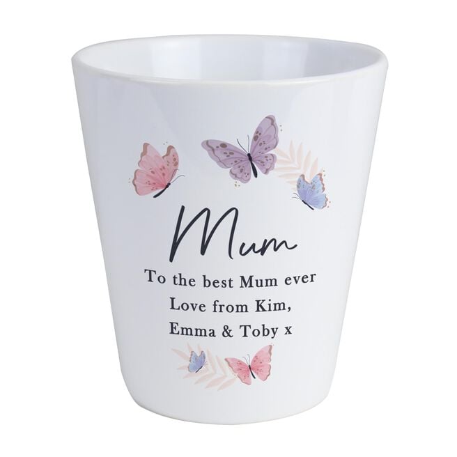 Personalised Butterfly Plant Pot