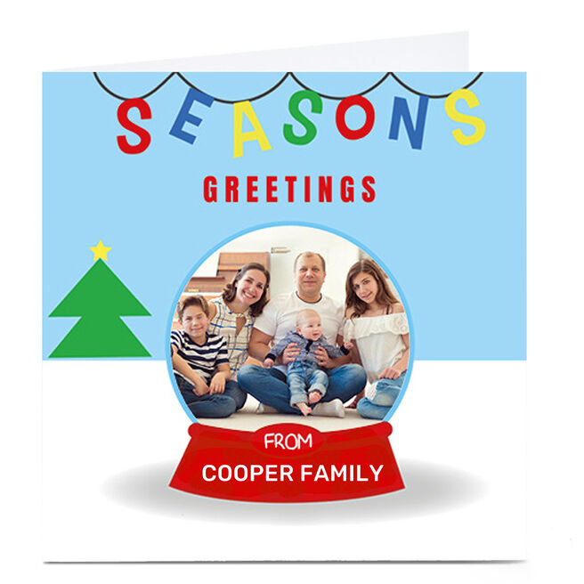 Photo Roshah Designs Christmas Card - Season's Greetings