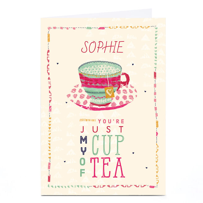 Personalised Rebecca Prinn Valentine's Day Card - My Cup of Tea