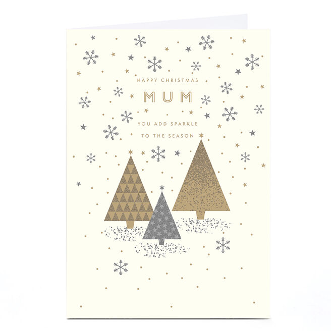 Christmas Card - You Add Sparkle, Mum