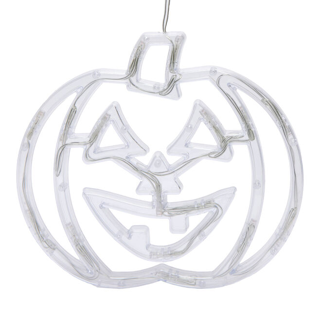 LED Pumpkin Window Light 