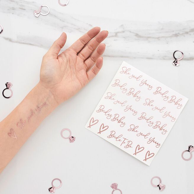 She Said Yaaas Temporary Tattoo Sheets - Pack of 2