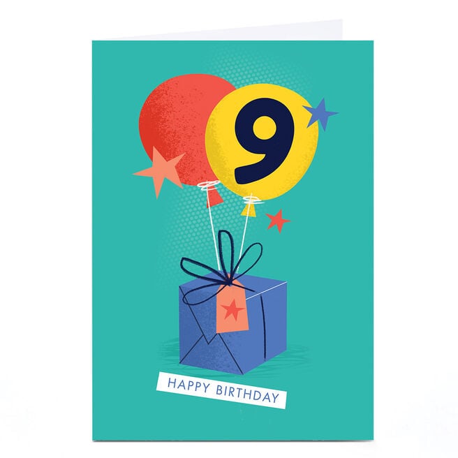 9th Birthday Card - Big Birthday Wish