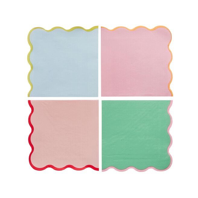 Bright Banquet Paper Napkins - Pack of 16