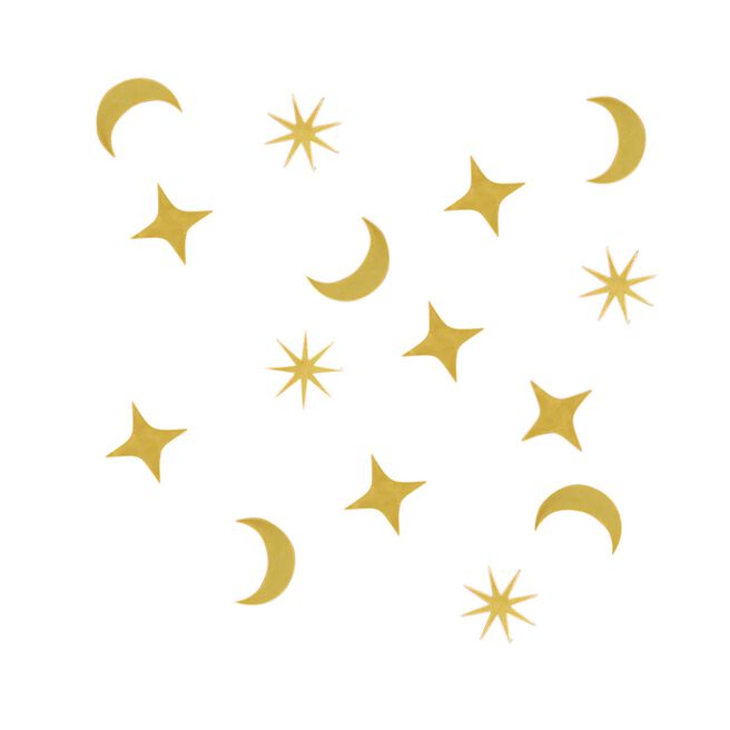 Gold Moon & Stars Table Scatter 10g