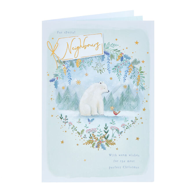 Neighbours Polar Bear Christmas Card