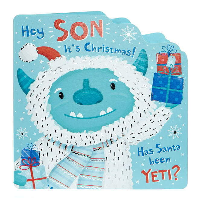 Christmas Card - Son Has Santa Been Yeti?