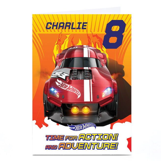Personalised Birthday Card - Transformers Age and Name