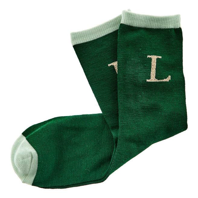 Letter L Socks