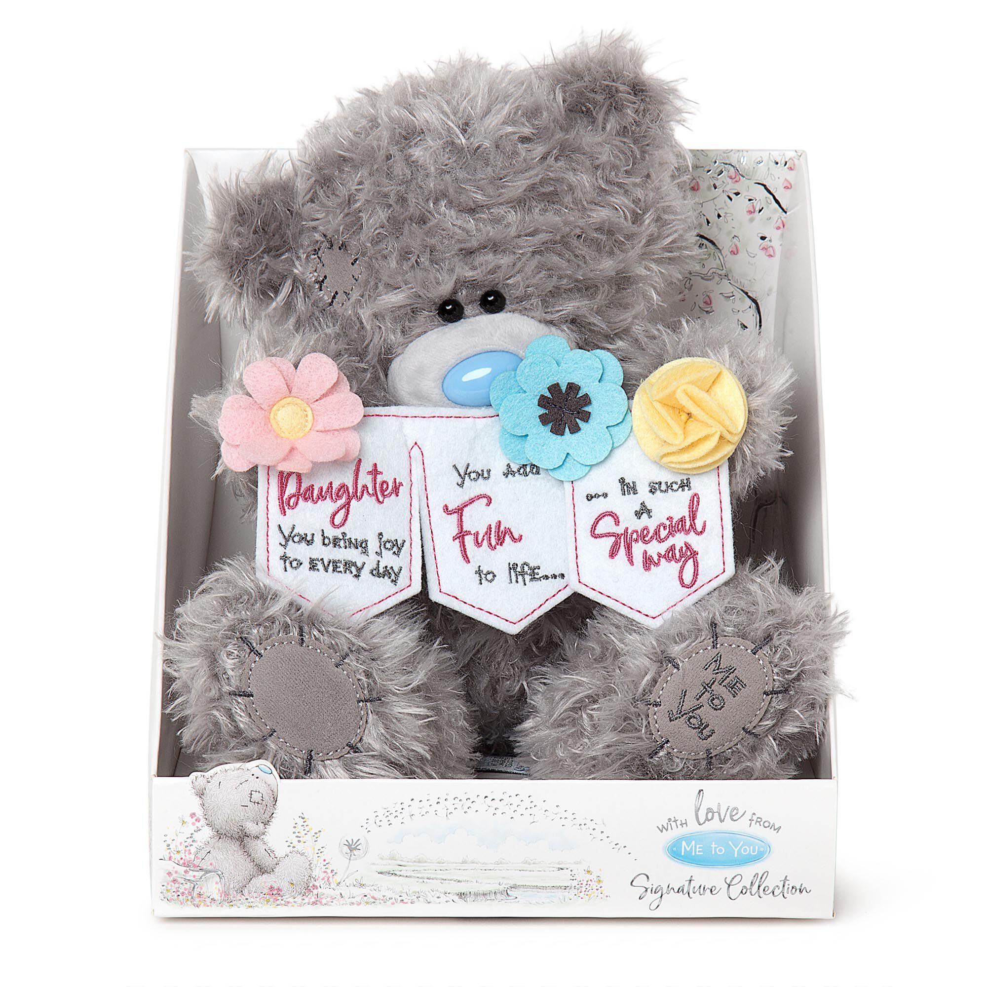 Me To You Tatty Teddy 3D-Geburtstagskarte – Mit Hologramm-Effekt, 15,2x15,2 Cm, Inkl. Andenken