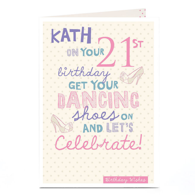 21st Birthday Cards, Personalised Son, Daughter, Brother, Sister 21st ...