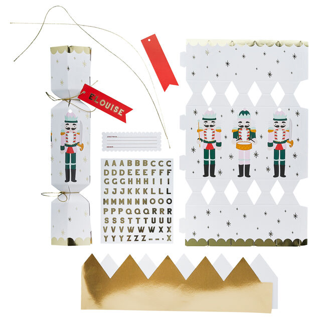 DIY Nutcracker Customisable Cracker Kit - Pack of 6