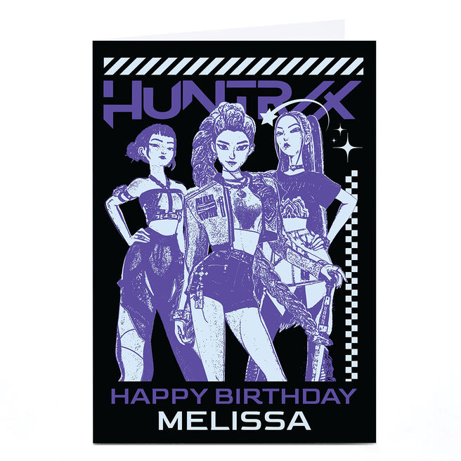 Personalised Birthday Card - K-Pop Demon Hunters Huntrix