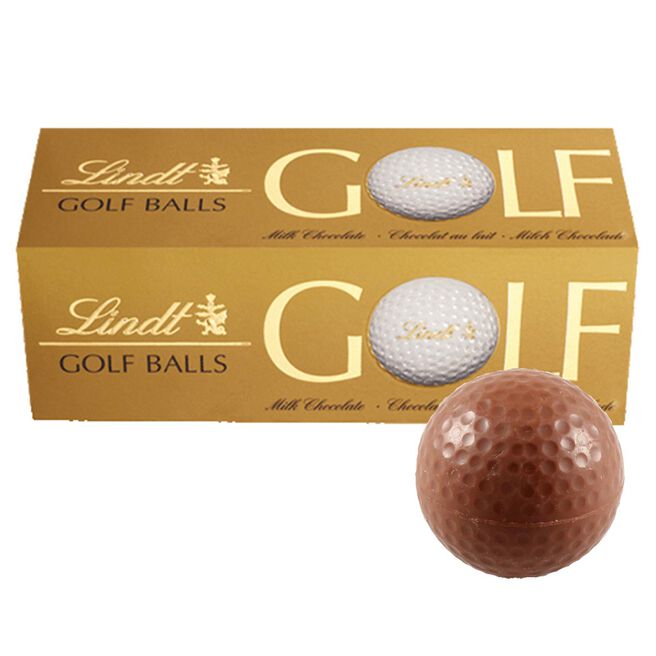 Lindt Milk Chocolate Golf Balls - Pack of 3