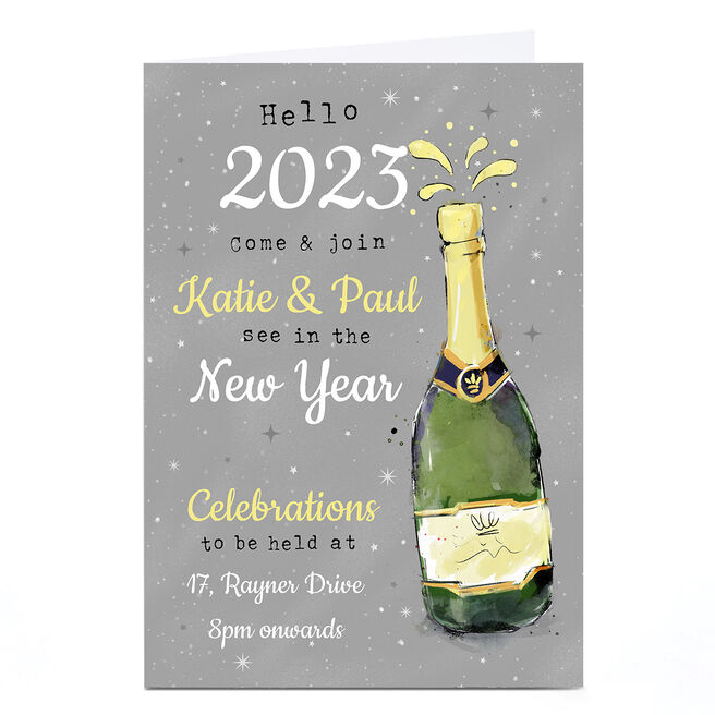 Personalised New Year's Eve Party Invitation