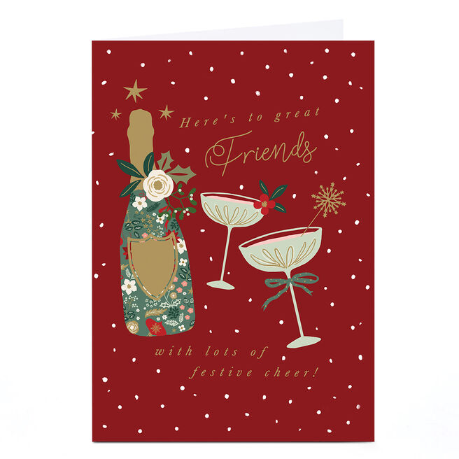 Christmas Card - Here's To Great Friends
