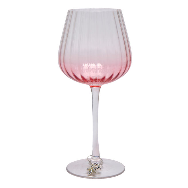 Wonderful Mum Wine Glass With Charm