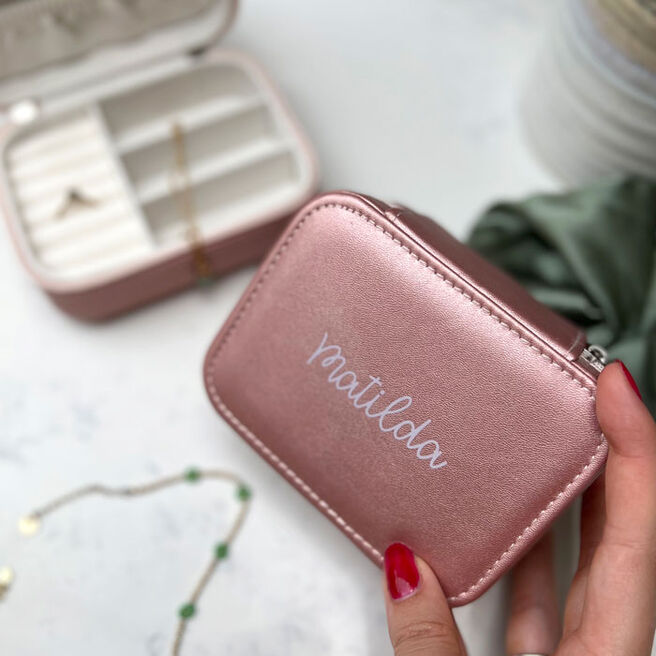 Personalised Compact Jewellery Box