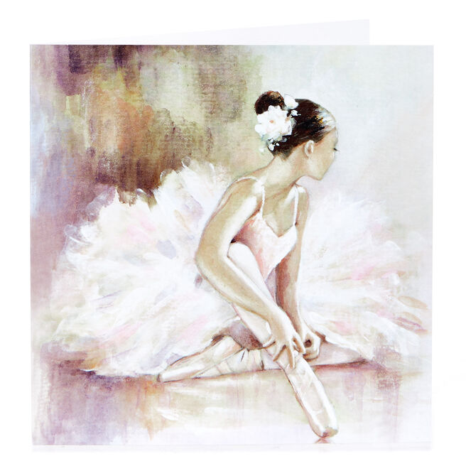 Blank Card - Ballerina Painting