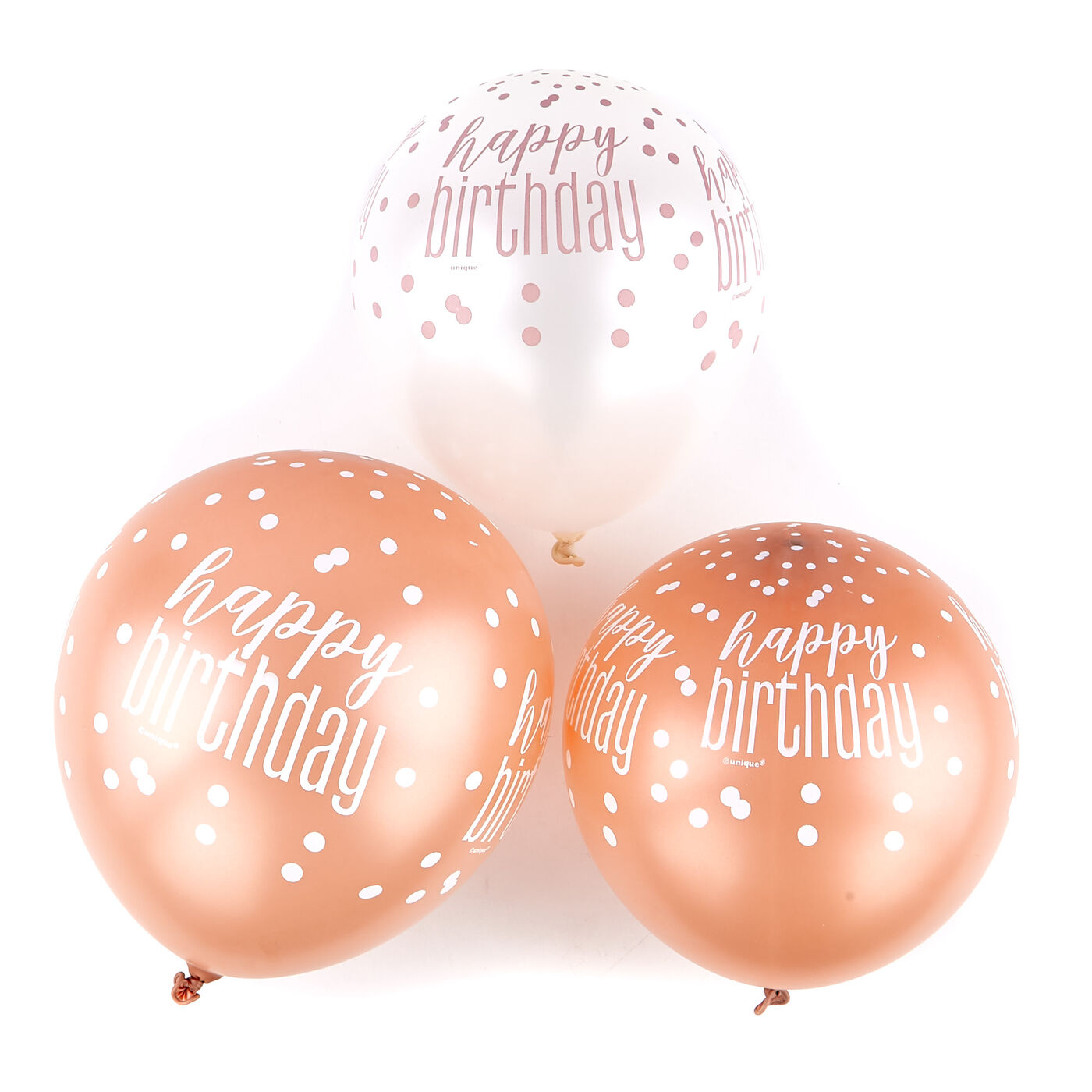 Buy Rose Gold Birthday Tableware & Decoration Bundle 16 Guests for