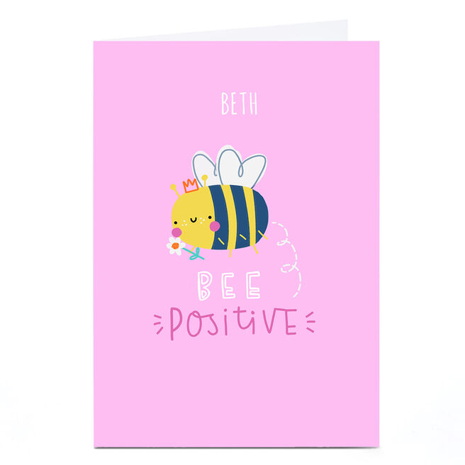 Personalised Jess Moorhouse Card - Bee Positive