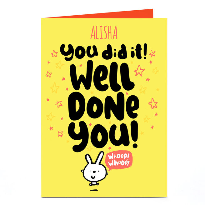 Personalised Fruitloops Well Done Card - Well Done You!