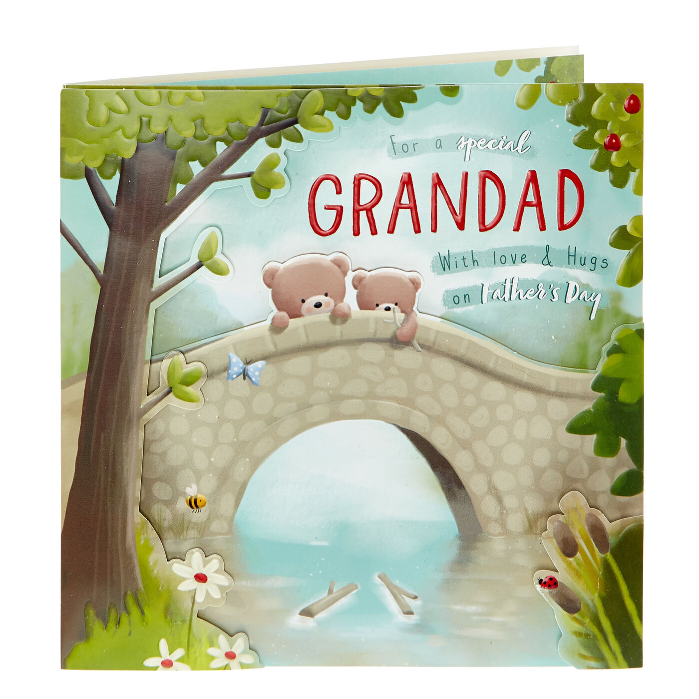 Buy Hugs Bear Boxed Father's Day Card Special Grandad for GBP 2.29