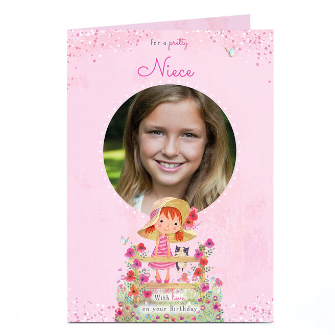 Personalised Photo Card - Girl Birthday