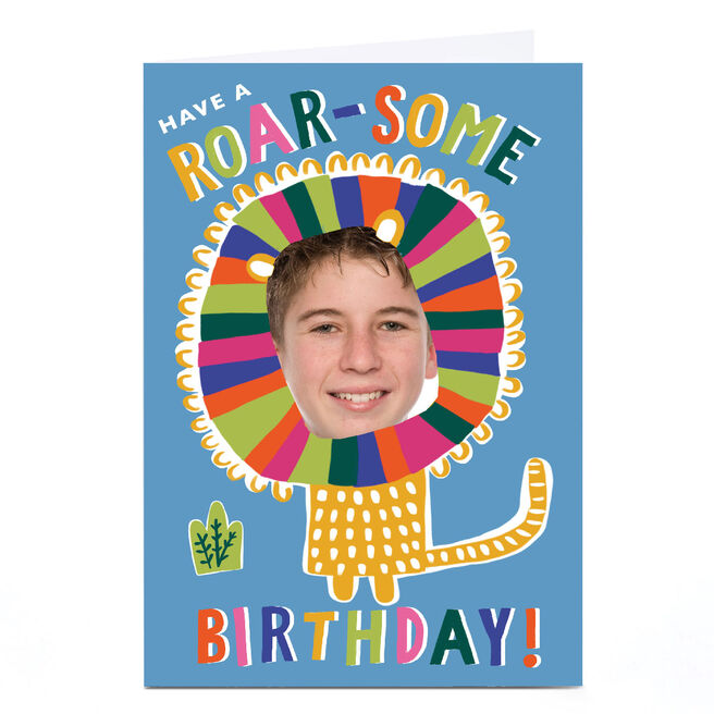 Photo Kerry Spurling Birthday Card - Lion, Have a Roar-Some Birthday!
