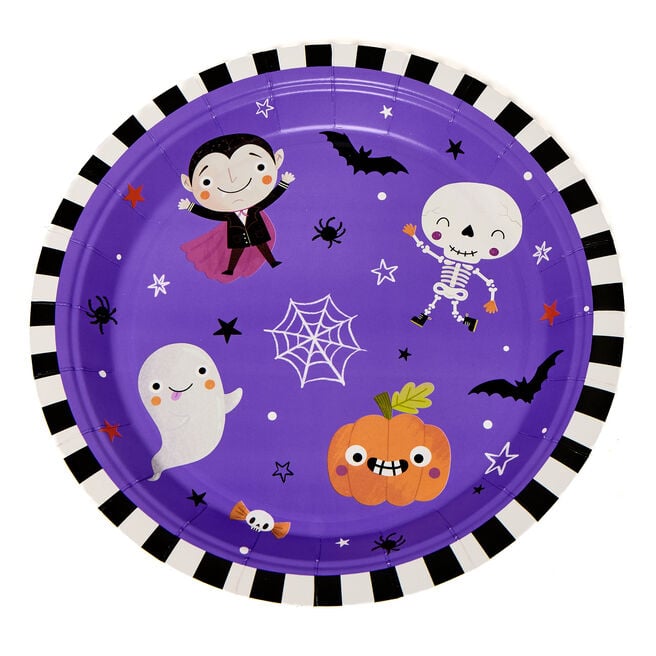 Happy Halloween Paper Plates - Pack of 10