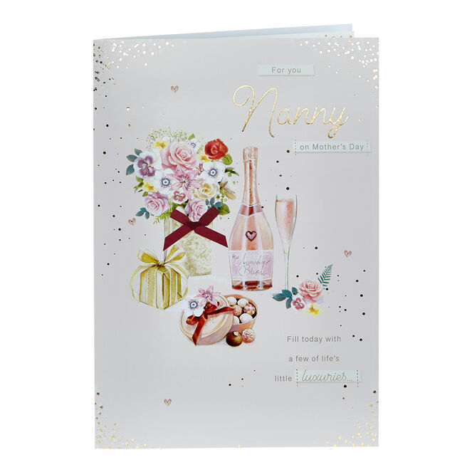 Mother's Day Card - Nanny Life's Little Luxuries 