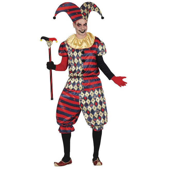 Diamond Harlequin Adult Fancy Dress Costume