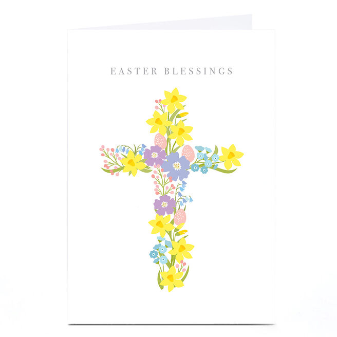 Personalised Klara Hawkins Easter Card - Blessings