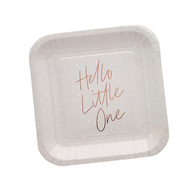 Hello Little One Paper Plates - Pack of 10