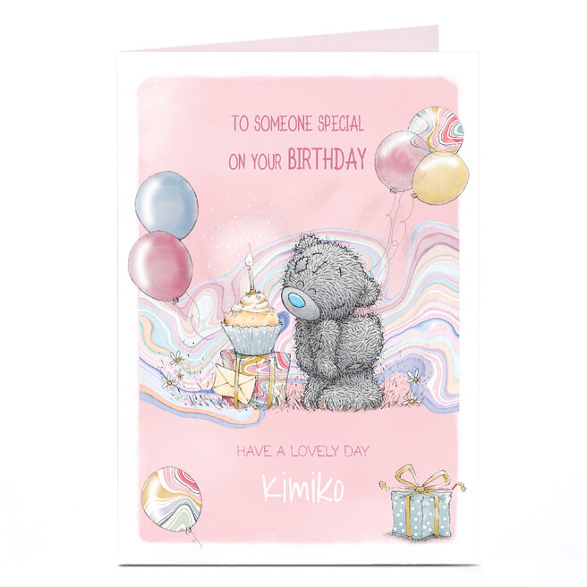 Personalised Tatty Teddy Birthday Card - To Someone Special