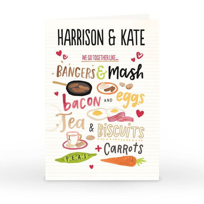 Personalised Card - Go Together Like