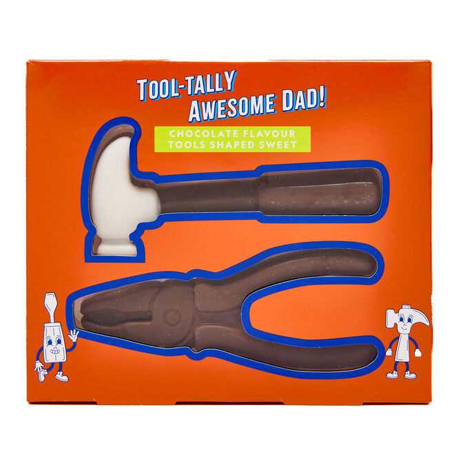 Awesome Dad Chocolate Flavour Tool Shaped Sweets