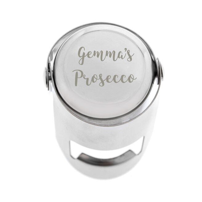 Personalised Silver Bottle Stopper