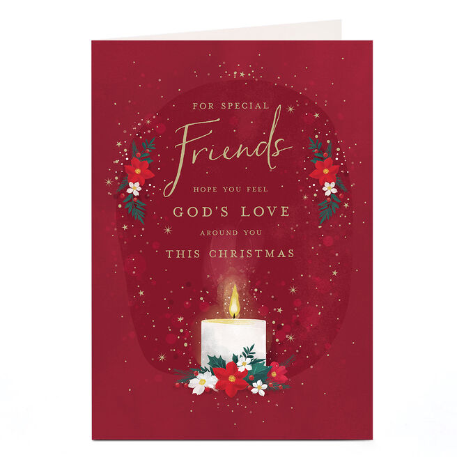 Christmas Card - God's Love Around You This Christmas, For Special Friends