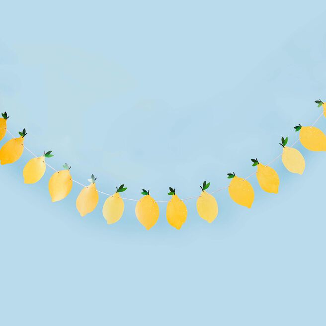 Lemon Card Garland