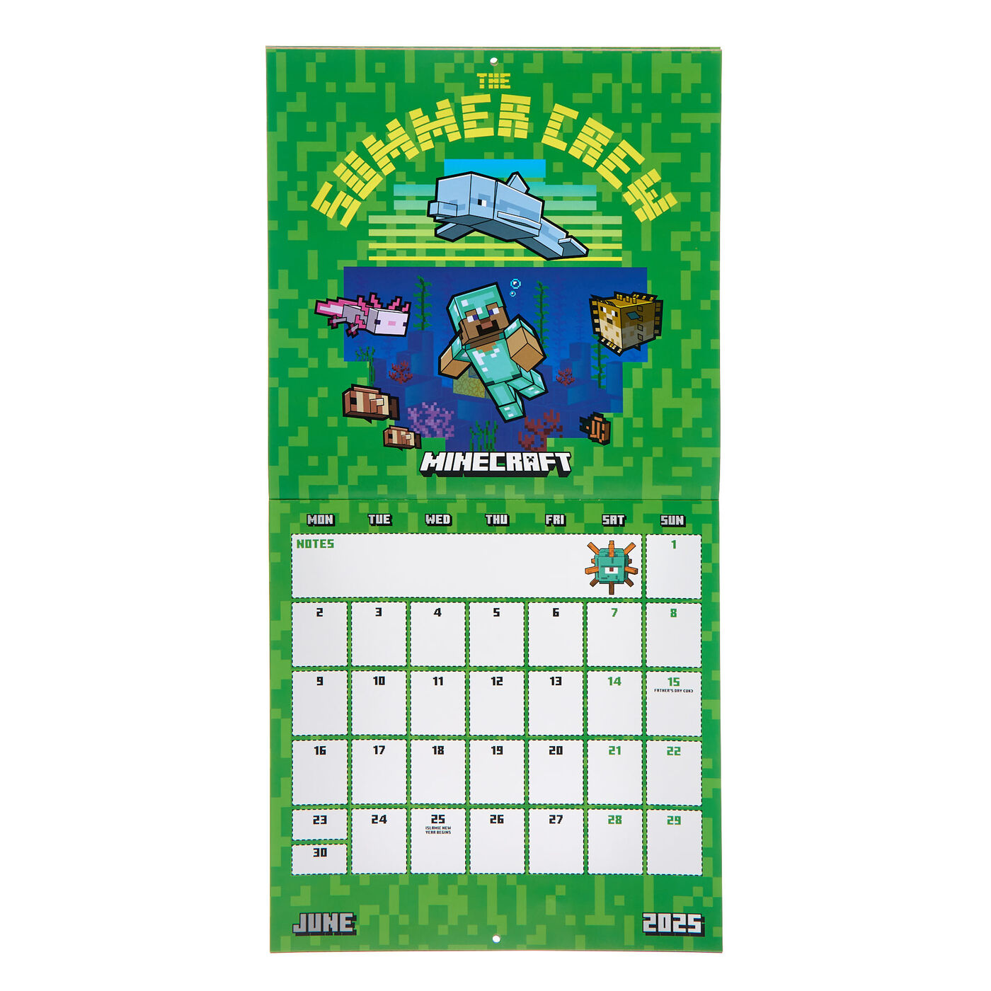 Buy Minecraft 2025 Square Wall Calendar for GBP 4.99 Card Factory UK