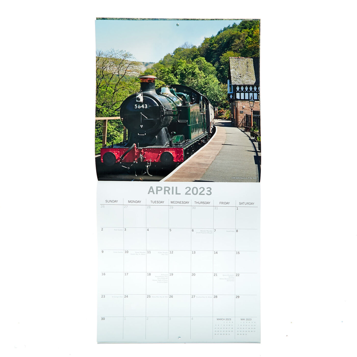 Buy Square 2023 Steam Trains Calendar for GBP 2.99 | Card Factory UK