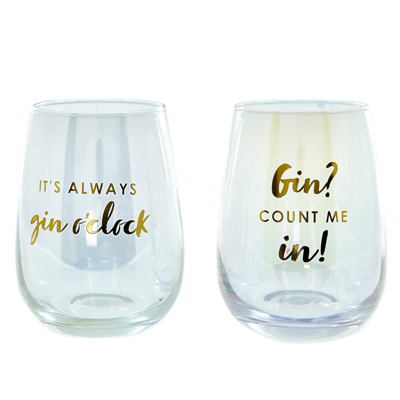Buy Fun Times! Set Of 2 Gin Glasses for GBP 4.99 Card Factory UK
