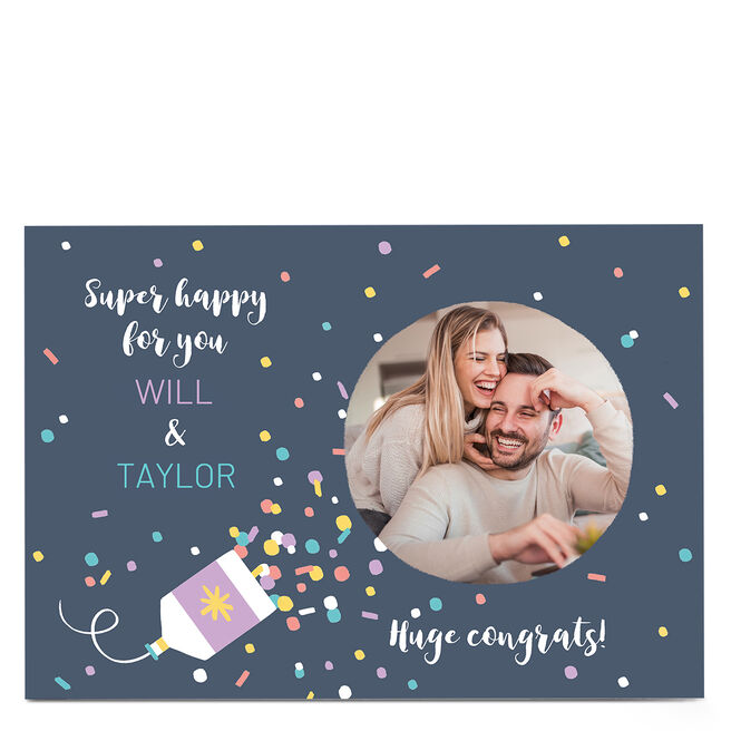 Photo Congratulations Card - Super Happy For You