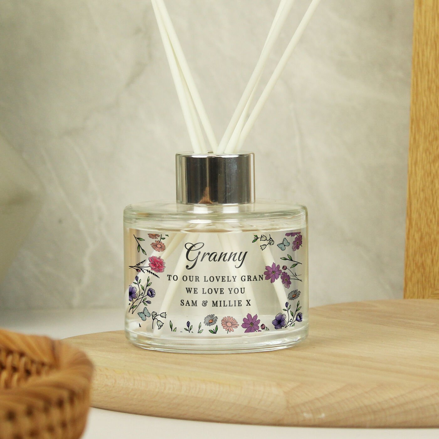 Buy Personalised Wild Flowers Reed Diffuser for GBP 9.99 | Card Factory UK
