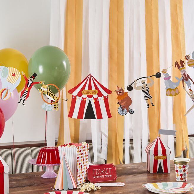 Circus Card Garland