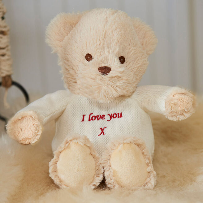 Warmies Sentiment Bear- I Love You