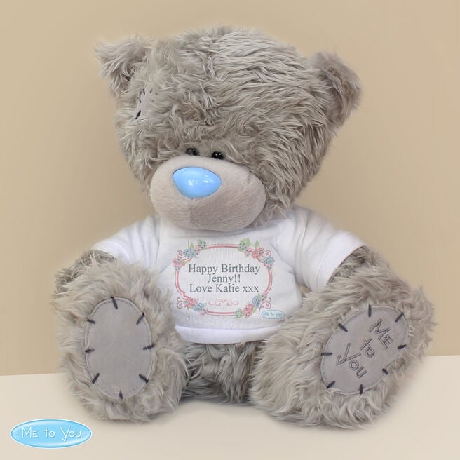 Personalised Me To You Bear Floral