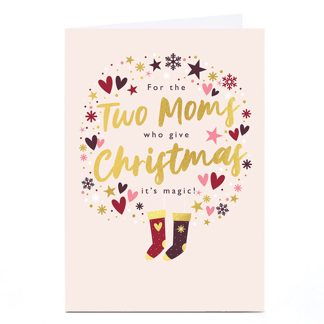 Christmas Card - Two Moms Who Give Christmas It's Magic