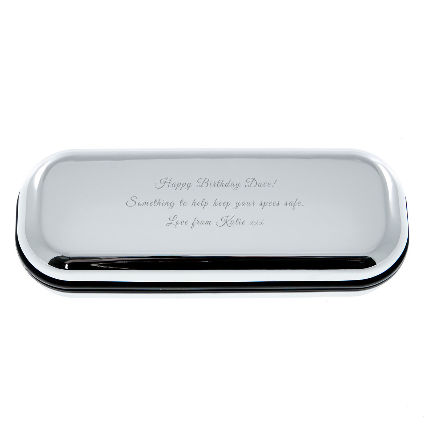 Buy Personalised Engraved Metal Glasses Case for GBP 19.99
